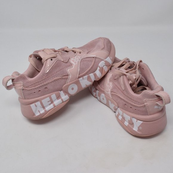 PUMA x Hello Kitty Nova 2 Sneakers Kids 12C Pink Lace Up 90s Comfort Active - Picture 16 of 16